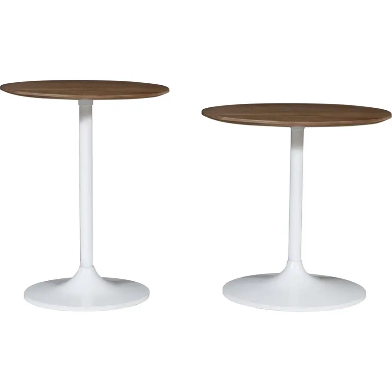 Remy White Accent Table Set (2 Pieces) 1