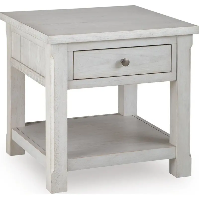 Robbinsdale Antique White End Table 1