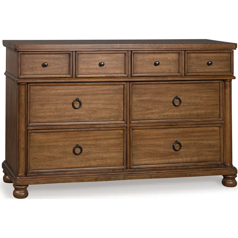 Rowlenstown Brown 6-Drawer Dresser 1