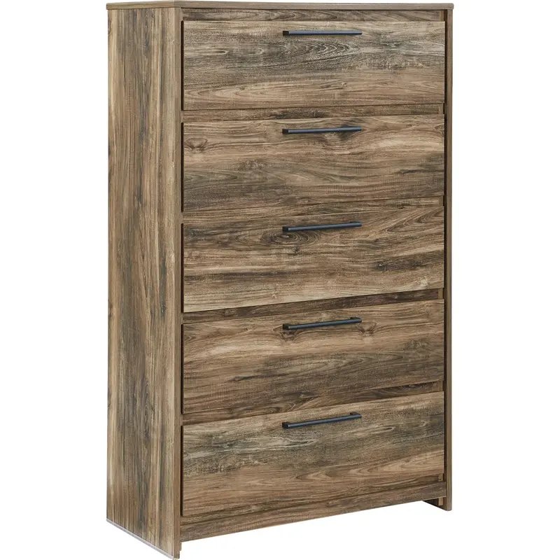 Rusthaven Brown 6-Drawer Chest Of Drawers 1