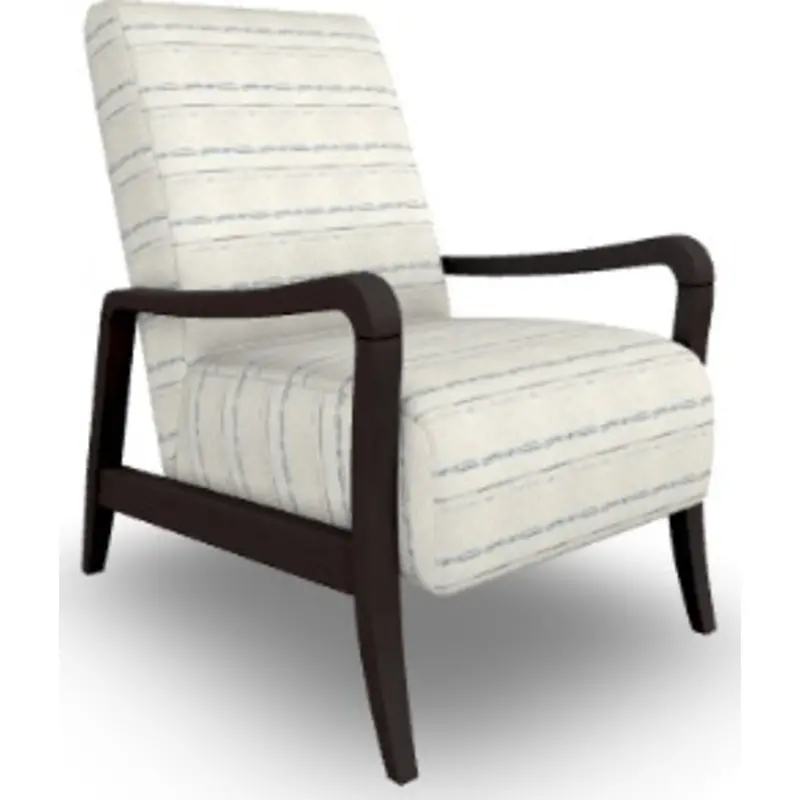 Rybe Modern Accent Chair In Marine Blue 1