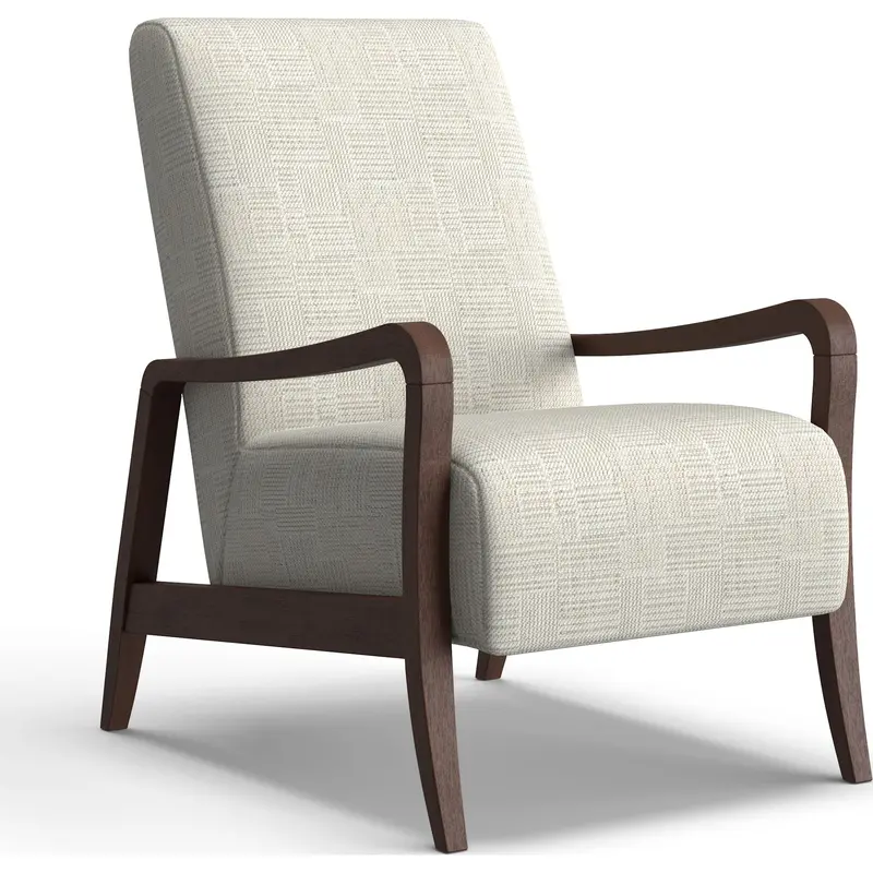 Rybe Snow-White Upholstered Accent Chair 1