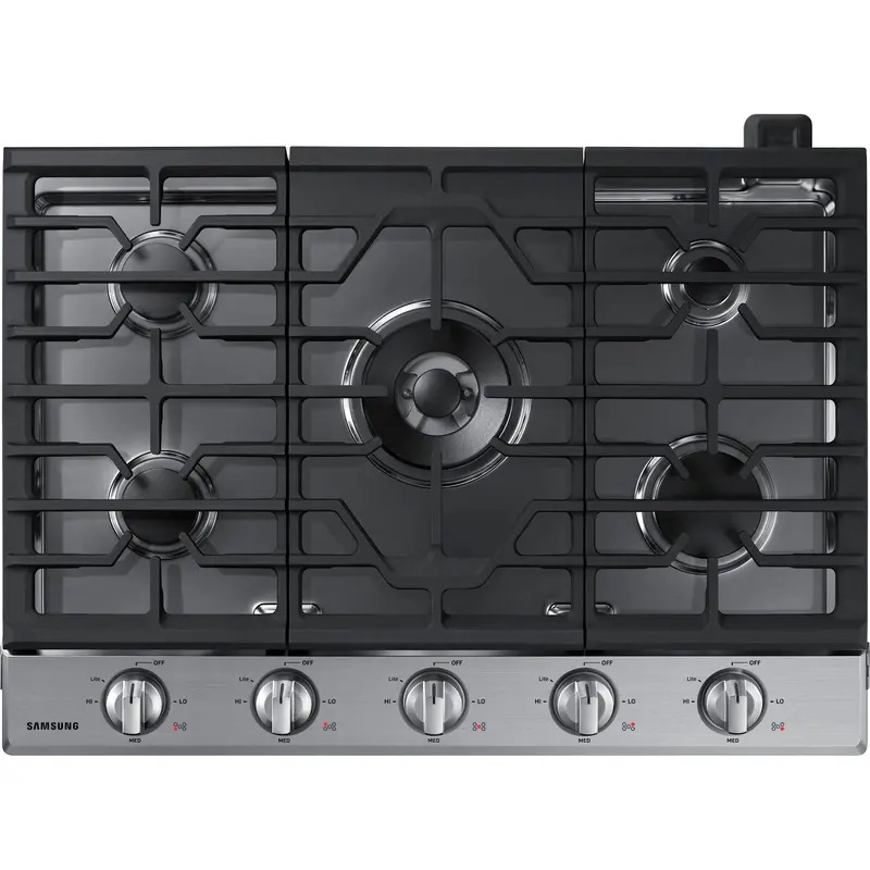 Samsung 30-Inch Gas Cooktop – Stainless Steel Surface (Na30N6555Ts) 1
