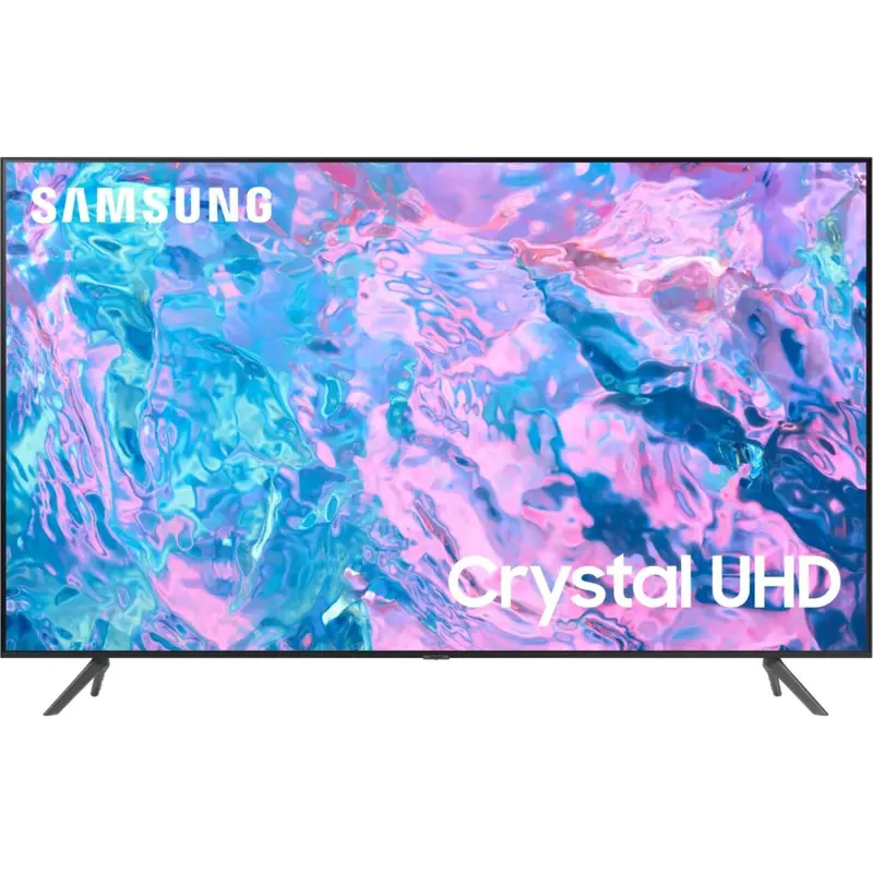 Samsung 75-Inch 4K Uhd Smart Tv Un75Cu7000Fxzc – Matte Black Design 1