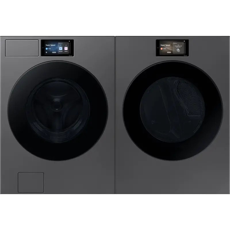 Samsung Front-Load Washer & Dryer Pair – Dark Steel Finish (Wf90F53Adsa5/Dv90F53Aesac) 1