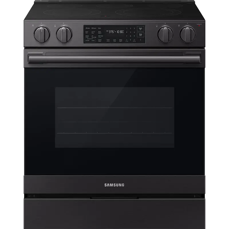 Samsung Matte Black Stainless True Convection Range – Nse80H63Seac 1