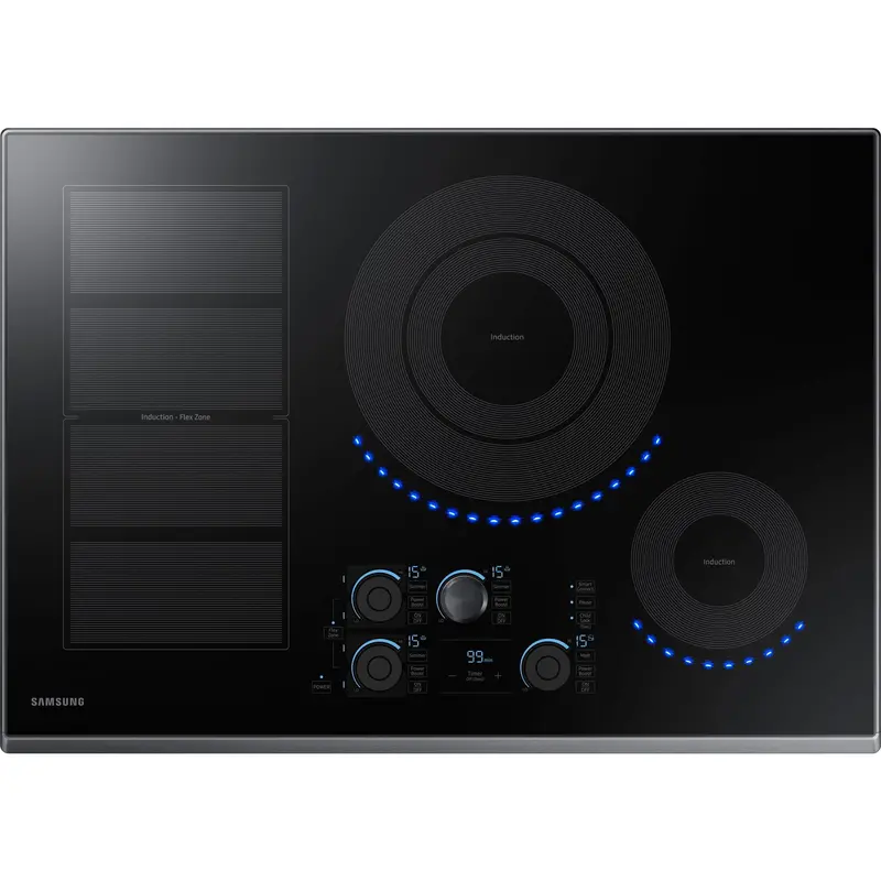 Samsung Nz30K7880Ug 30-Inch Black Stainless Steel Cooktop 1