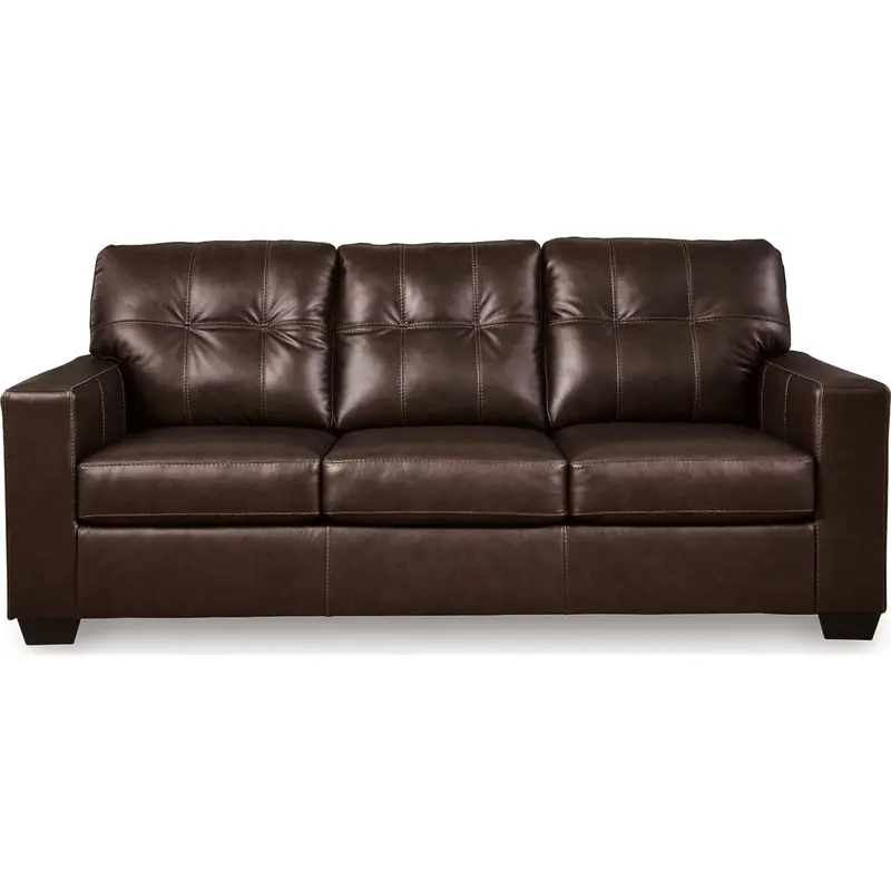 Santorine Dark Brown Queen Sofa Bed – Convertible Sleeper With Upholstered Frame 1