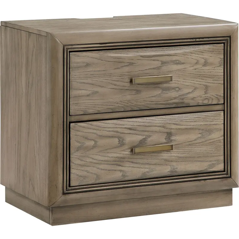 Savannah Nightstand Featuring Cocoa Grey Finish 1
