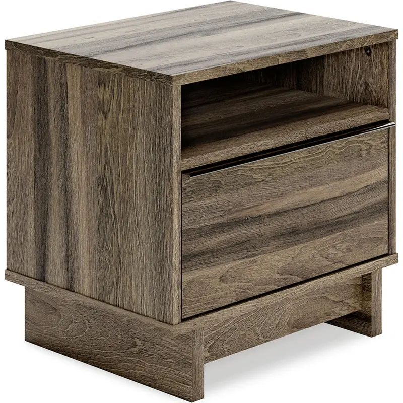 Shallifer Nightstand With Drawers In Rich Brown Finish 1
