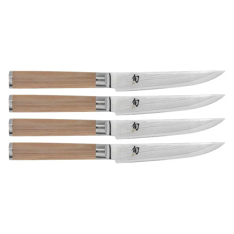 Shun Classic Blonde 4-Piece Forged Steak Knife Set 1