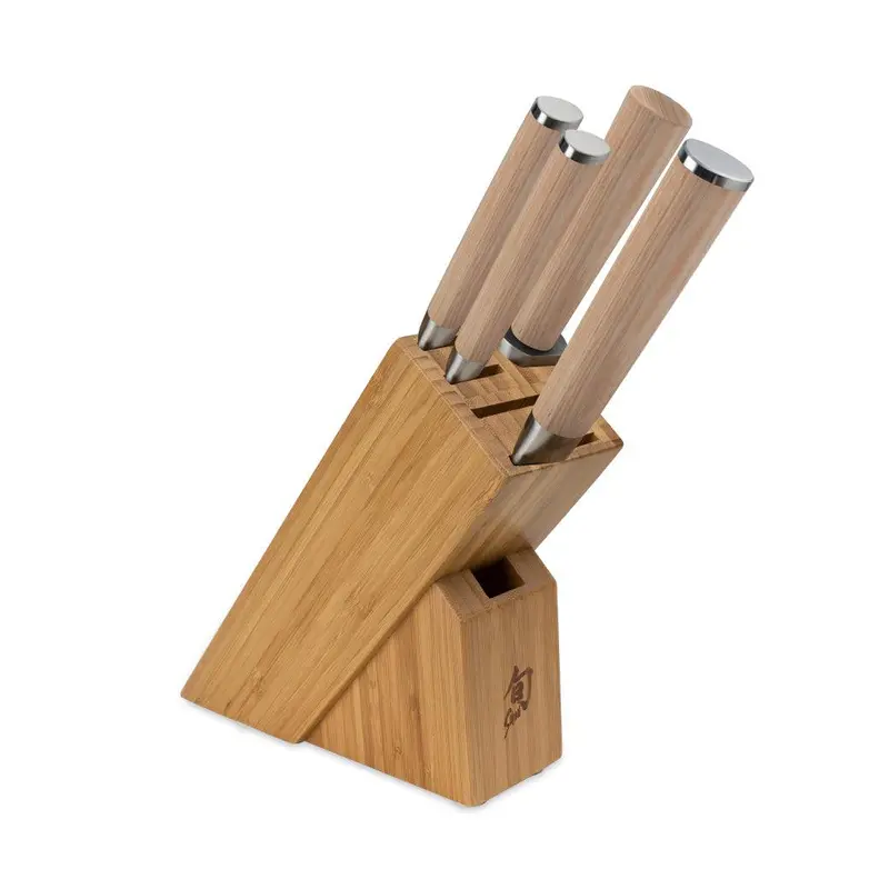 Shun Classic Blonde 5-Piece Knife Block Set 1
