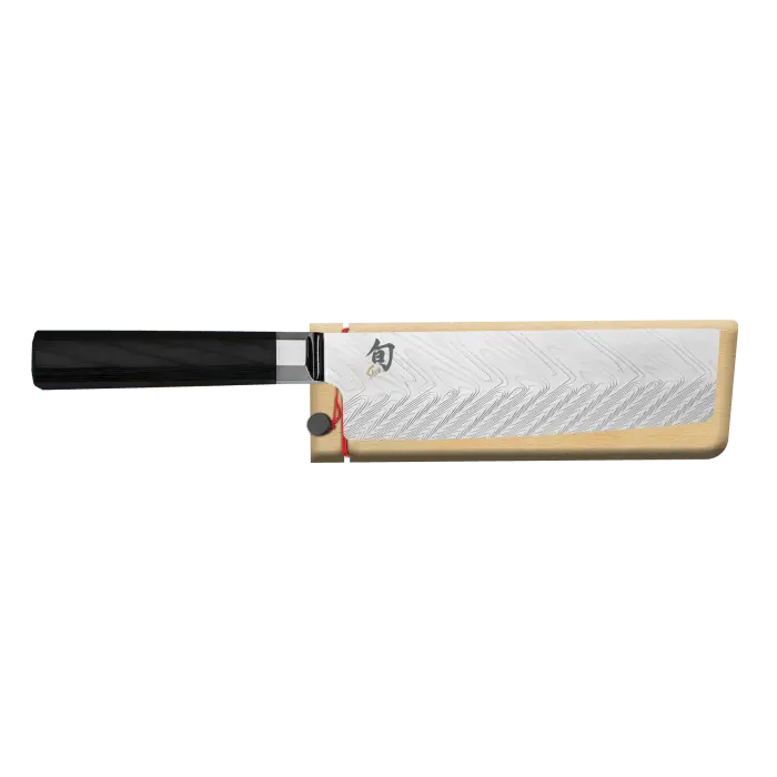 Shun Dual Core Nakiri Vegetable Knife – 6.5-Inch With Protective Saya 1