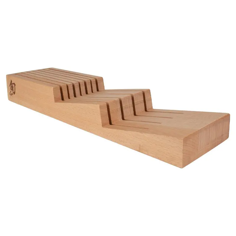 Shun In-Drawer 7-Slot Knife Storage Tray With Logo 1