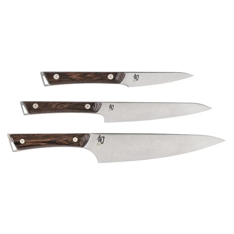 Shun Kanso 3-Piece Starter Knife Set – Minimalist Design 1