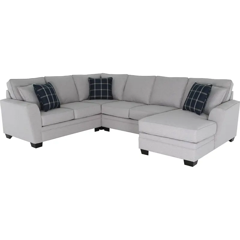 Sienna 4-Piece Sectional With Chaise And Reversible Configuration 1