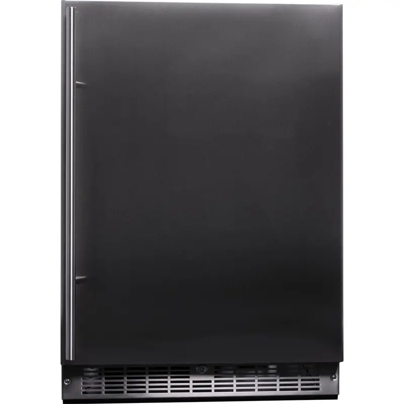 Silhouette 5.5 Cu. Ft. Black Built-In Outdoor Refrigerator (Sprar055D1Ss) 1