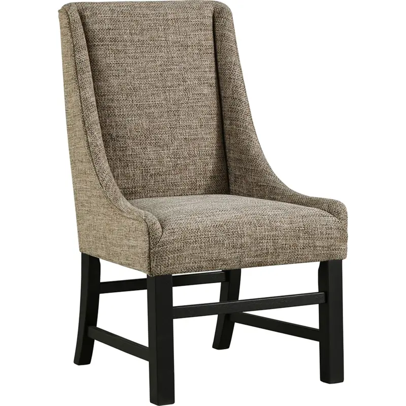 Sommerford Black-And-Brown Upholstered Armchair (D775-01A) 1