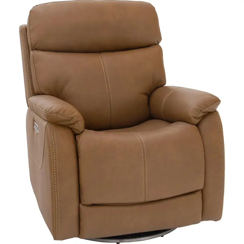 Sorrento Power Swivel Recliner – Capriccio Saddle Leatherette 1