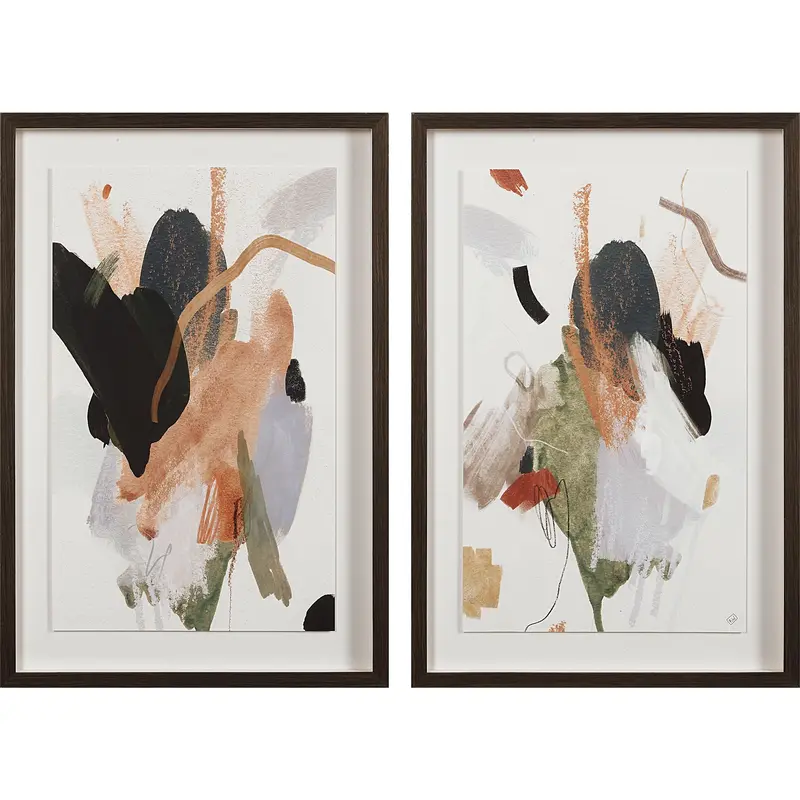 Splendid Dual-Panel Wall Art Set – Two 24" X 36" Complementary Canvases 1