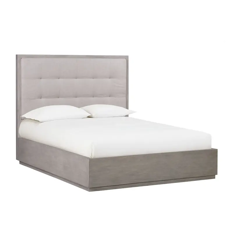 Stafford Mineral Full Platform Bed – Cool-Toned Gray Modern Bed Frame With Low-Profile Design 1