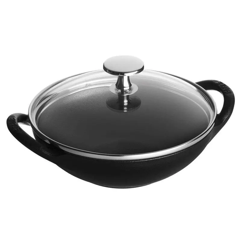 Staub 0.5-Qt Baby Wok – Compact Cast Iron Skillet With Enamel Finish 1
