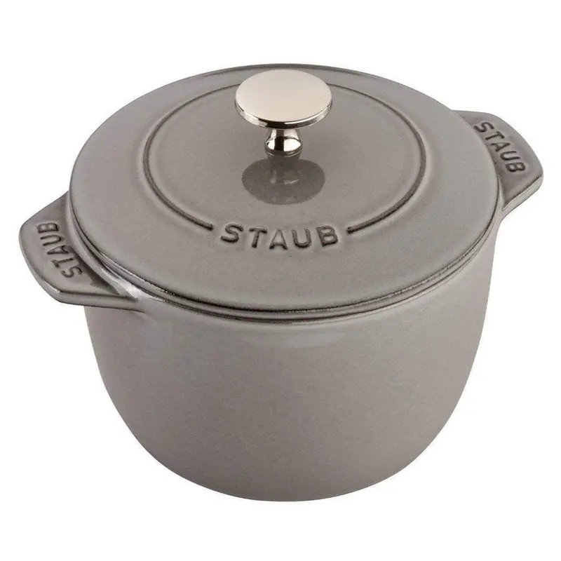 Staub 1.5-Qt Petite French Oven – Compact Enamel Cast Iron Braising Pot 1
