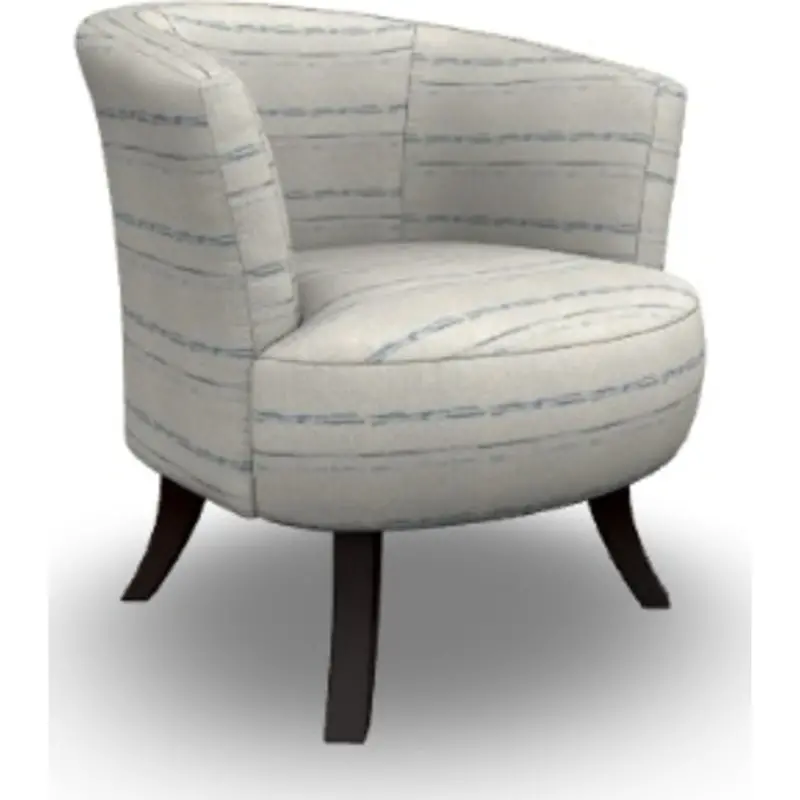 Steffen Marine Blue Accent Chair – Mid-Century Inspired 1