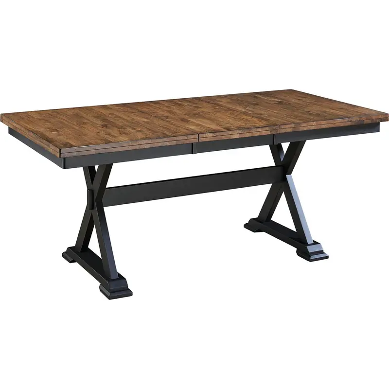 Stormy Ridge Chicory/Slate Black Extendable Dining Table (Model 1557566K) 1