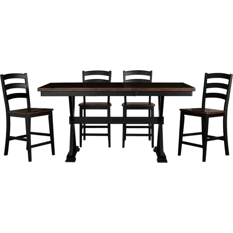 Stormy Ridge Counter-Height Dining Set – Modern Farmhouse Style 1