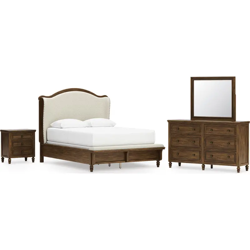 Sturlayne Brown 6-Piece Panel Bedroom Collection 1