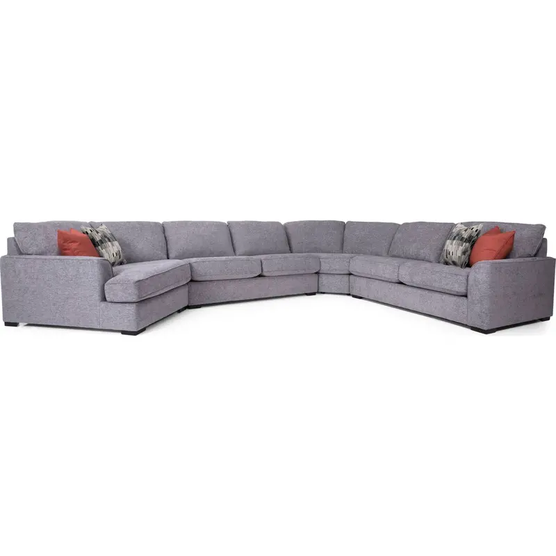 Sullivan Configurable Sectional – 4-Piece With Cuddler Seat 1