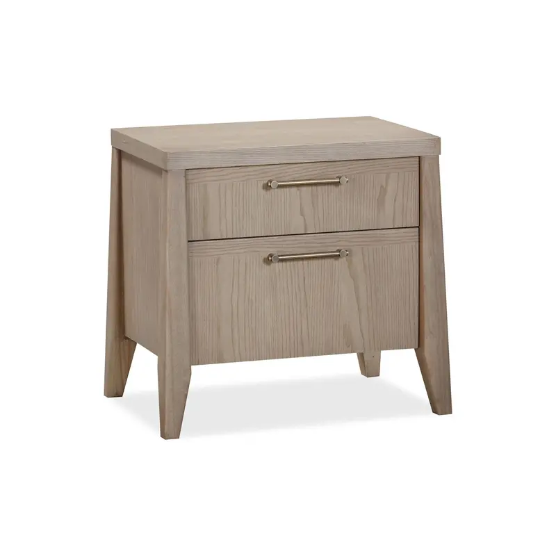 Sumire Modern Nightstand – Warm Ginger Wood Tone 1