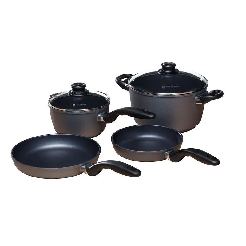 Swiss Diamond Hd 6-Piece Premium Cookware Set 1