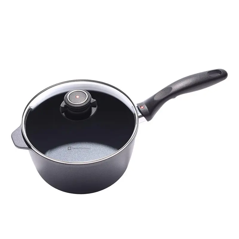 Swiss Diamond Hd Induction Sauce Pan With Lid – 3.2 Qt 1