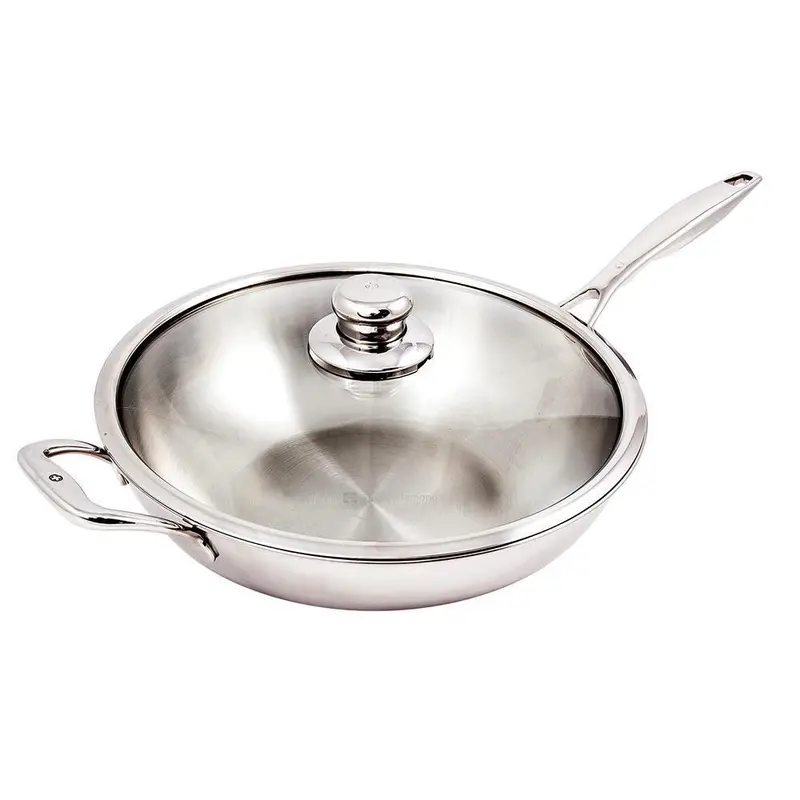 Swiss Diamond Premium Clad Wok With Lid – 7.9 Qt 1