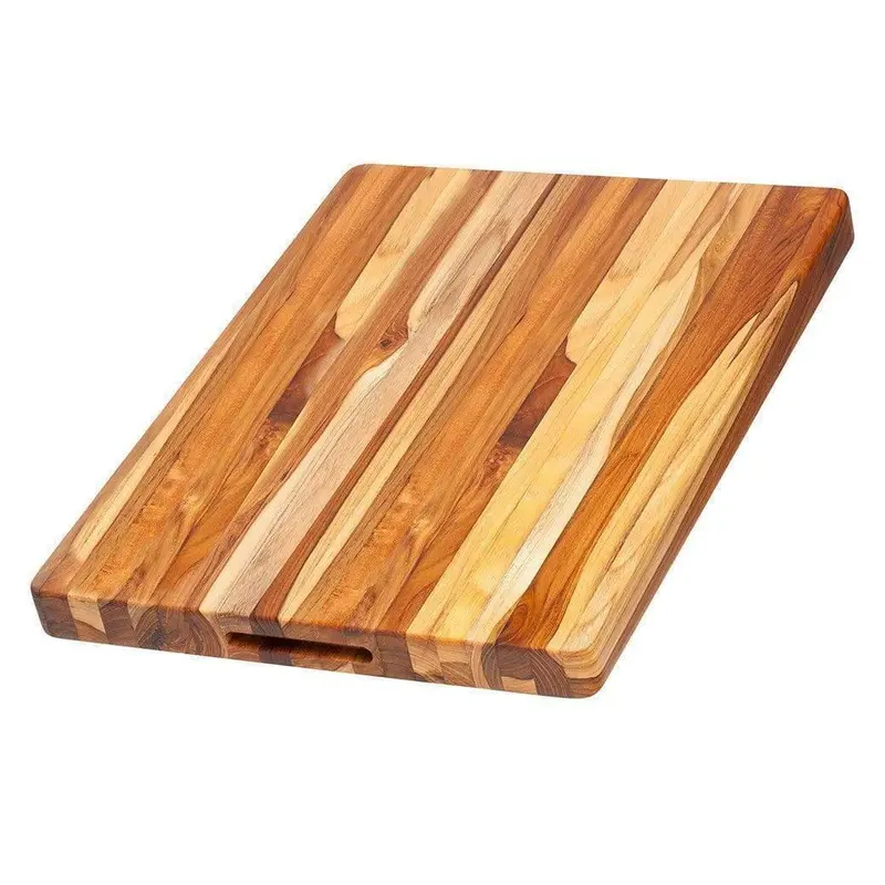 Teakhaus Edge-Grain Carving Board Featuring Integrated Hand Grip And Juice Groove 1