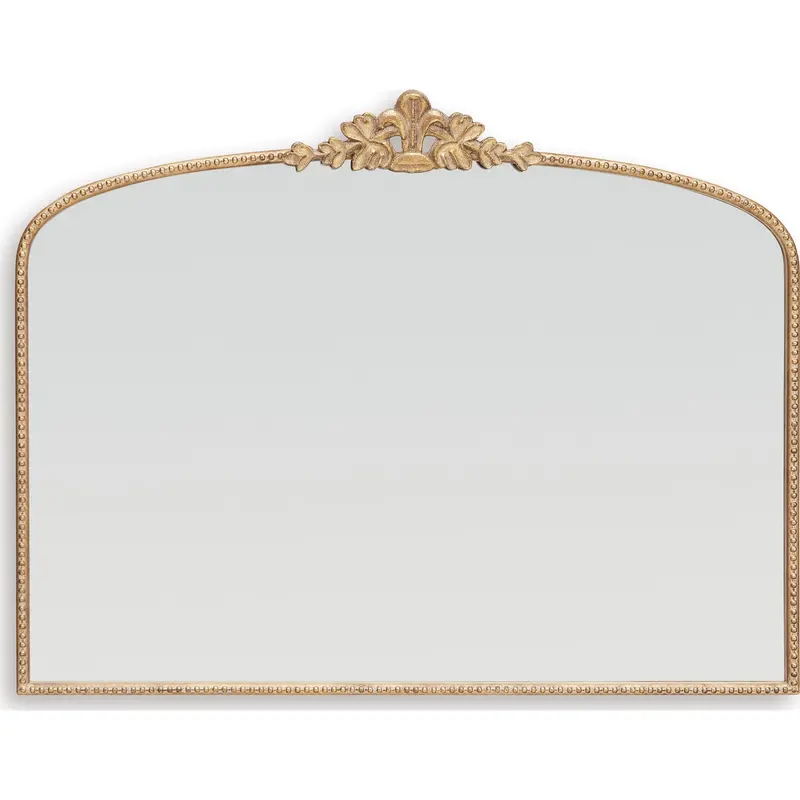 Tellora 36" X 28.38" Oval Accent Mirror With Metallic Frame 1
