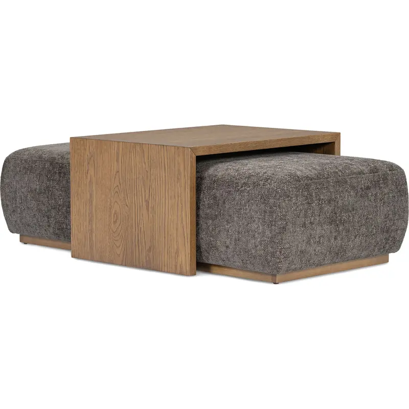 Tenth+Maple Camilla Footrest Ottoman In Brown 1
