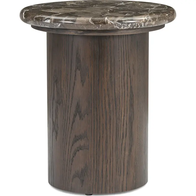 Tenth+Maple Elena Stylish Lamp Table In Light Grey 1