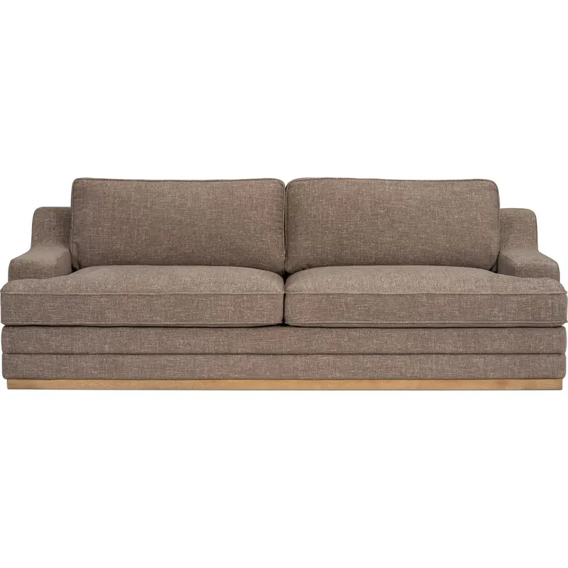 Tenth+Maple Serena Sofa – Rich Chestnut Finish, Deep-Seated Comfort And Tailored Back 1