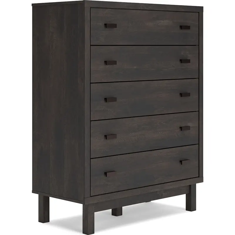 Toretto Charcoal-Finished Chest Of Drawers 1