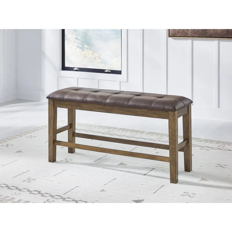 Urbinforte Light Brown Counter-Height Bench (Pcd592-09) 1