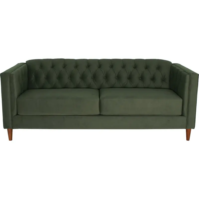 Victoria Sofa – Hunter Green Upholstered Living Room Couch 1