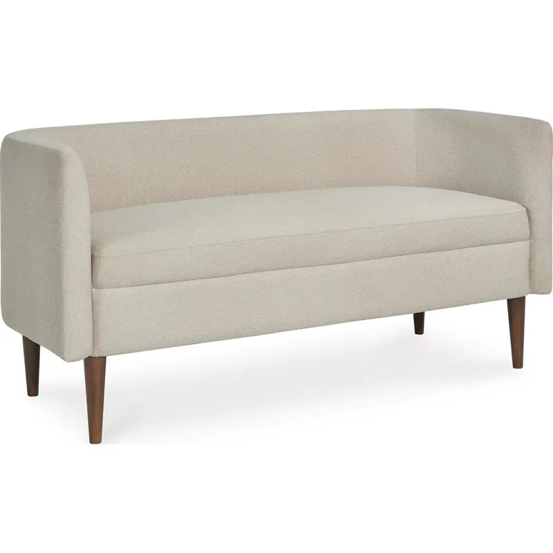 Wainner Tufted Bench – Beige Fabric Seating 1