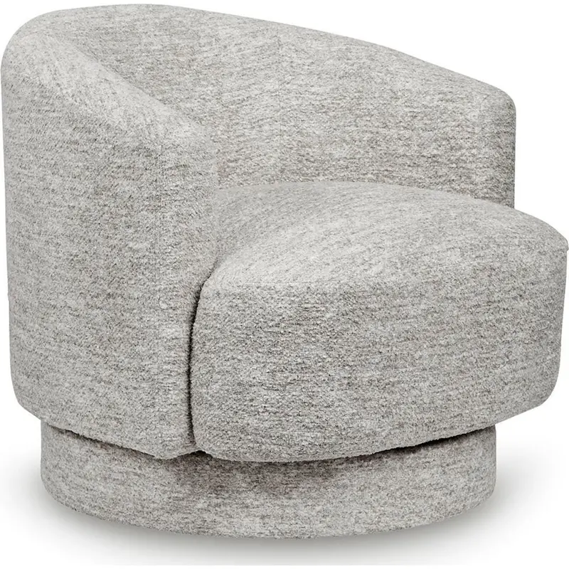 Wardsor Stone-Finished Swivel Accent Chair 1