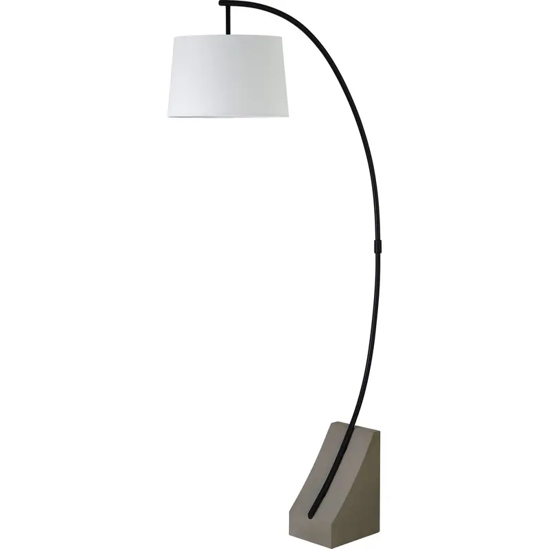 Weymouth 75.5-Inch Floor Lamp – Adjustable Arc Design With Warm Lighting 1