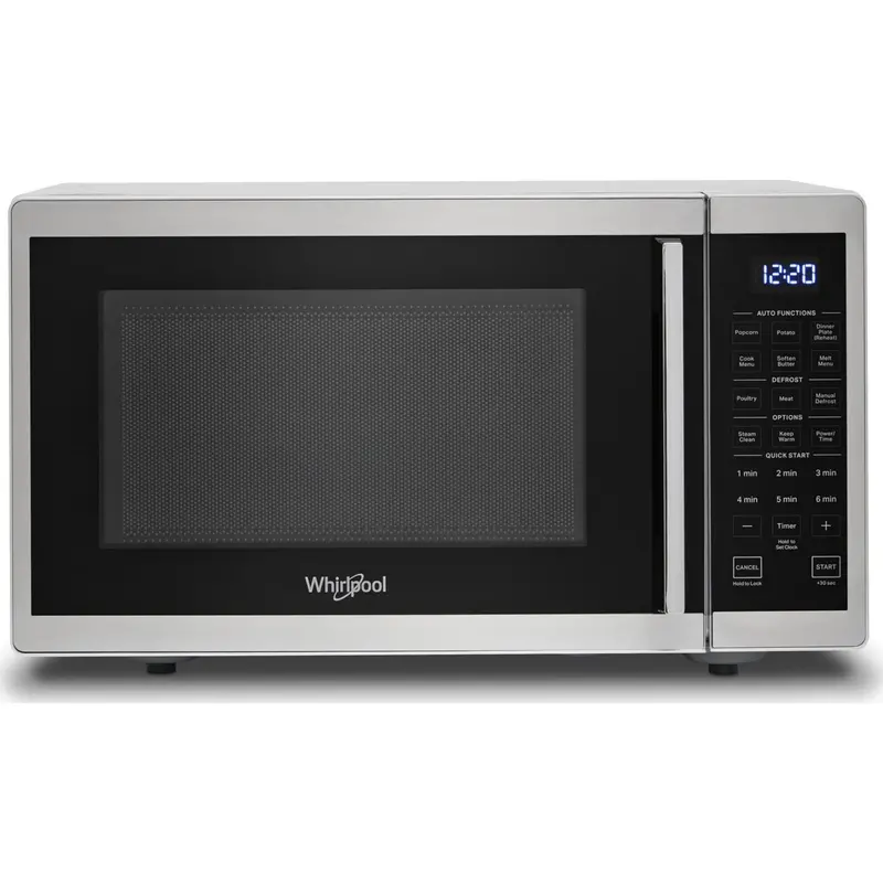 Whirlpool 0.9 Cu. Ft. Countertop Microwave – 900W Power, Stainless Steel (Ywmc30309Ls) 1
