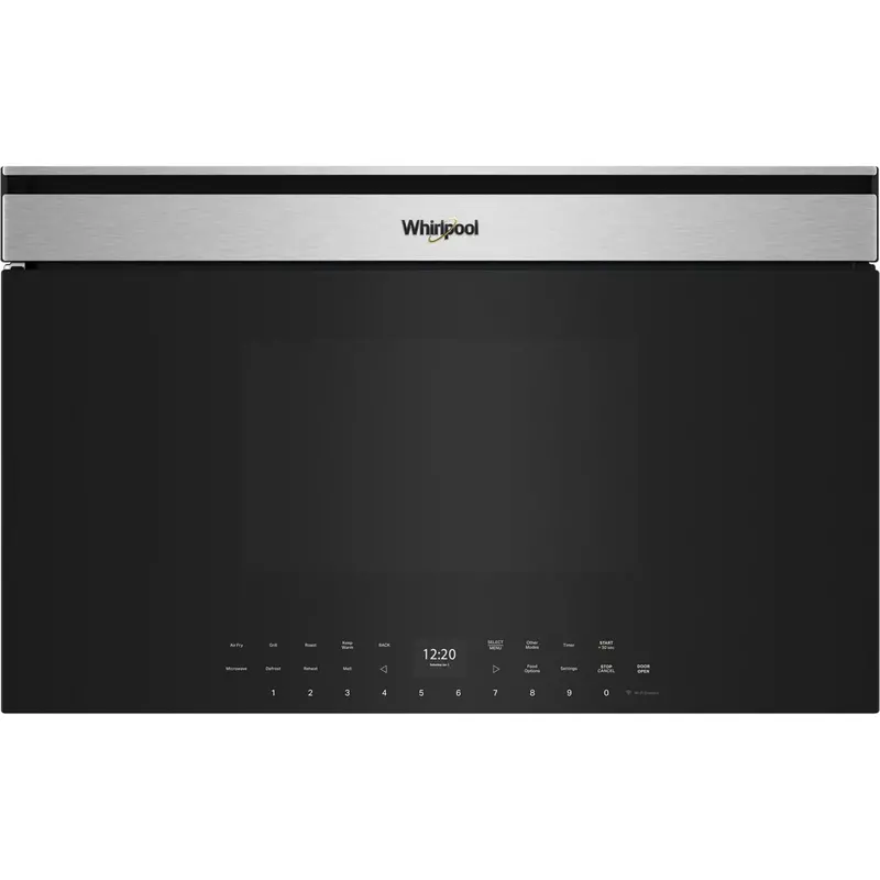 Whirlpool 1.1 Cu. Ft. Built-In Smart Microwave – Air Fry & Multifunctional, 900W, Fingerprint-Resistant Stainless (Ywmbt7030Sz) 1