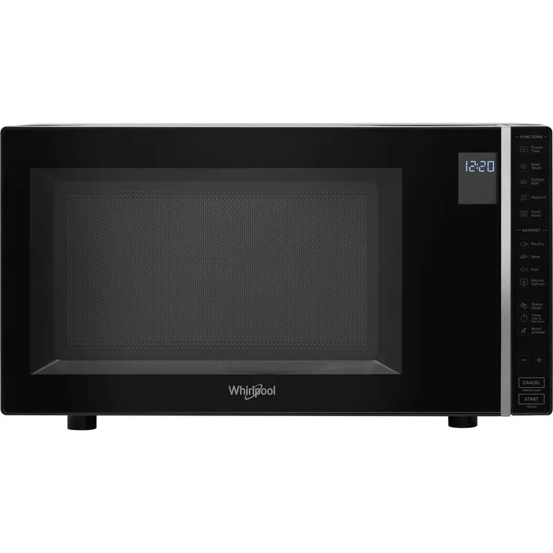 Whirlpool 1.1 Cu. Ft. Countertop Microwave – 900W Cooking, Black Finish (Ywmc30311Lb) 1